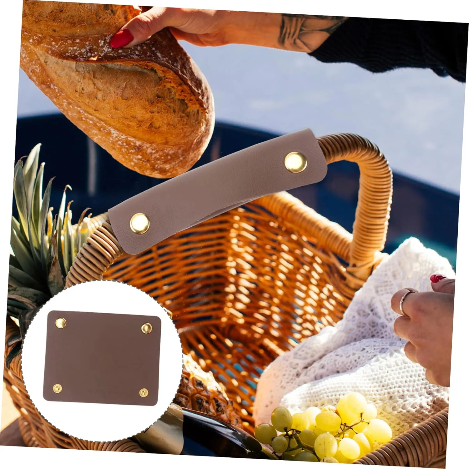 4 Pcs Travel Duffle Bag Handle Covers Easy to Use Luggage Handle Protector Wraps