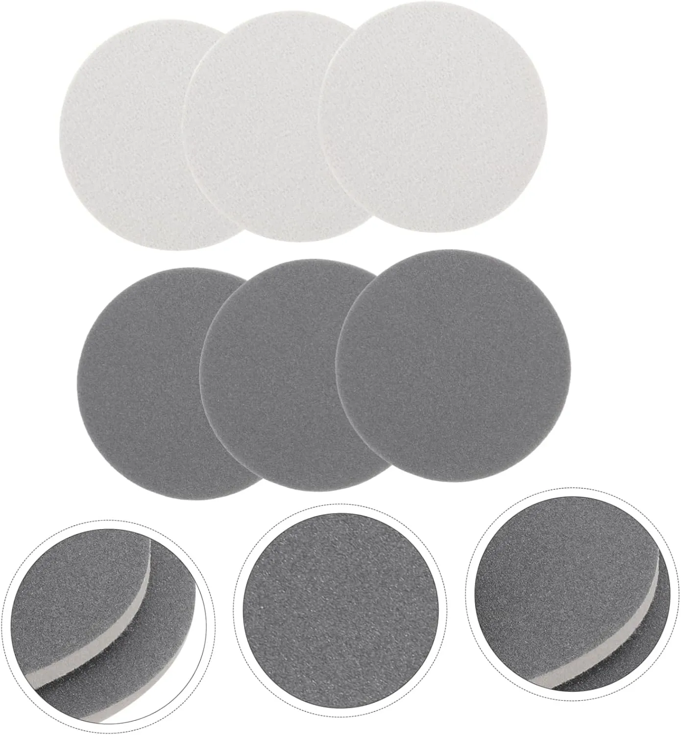 5sets Multipurpose Bowling Ball Polisher Reusable Cleaning Pad Mat Easy-to-use Sanding Sheets 6pcs*5