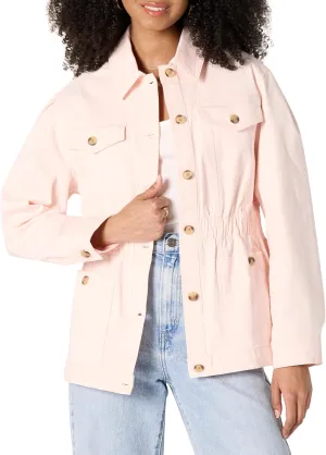 Amazon Essentials Women's Regular-Fit Midweight Cotton Twill Jacket