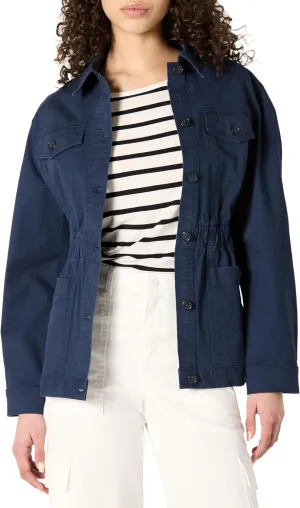 Amazon Essentials Women's Regular-Fit Midweight Cotton Twill Jacket