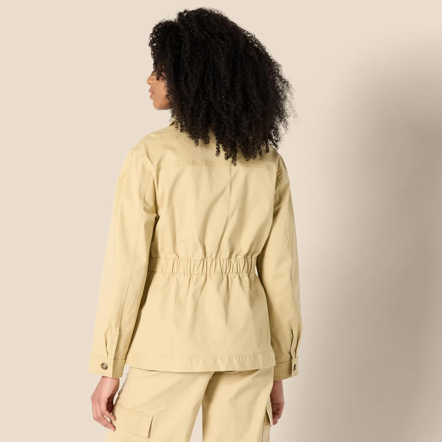 Amazon Essentials Women's Regular-Fit Midweight Cotton Twill Jacket