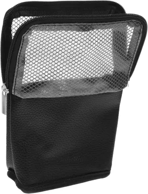 Angoily Makeup Brush Bucket Bag Travel Toiletry Bag Diaper Bag Travel Makeup Brush Bag Three-Dimensional, Black, 21.00X16.00X4.00CM