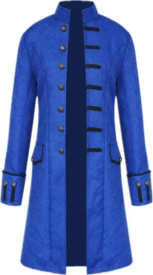 Apocrypha Mens Vintage Tailcoat Jacket Goth Long Steampunk Victorian Frock Coat
