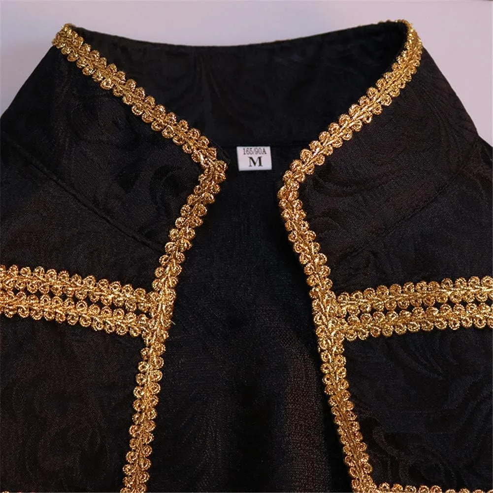 Apocrypha Mens Vintage Tailcoat Jacket Goth Long Steampunk Victorian Frock Coat