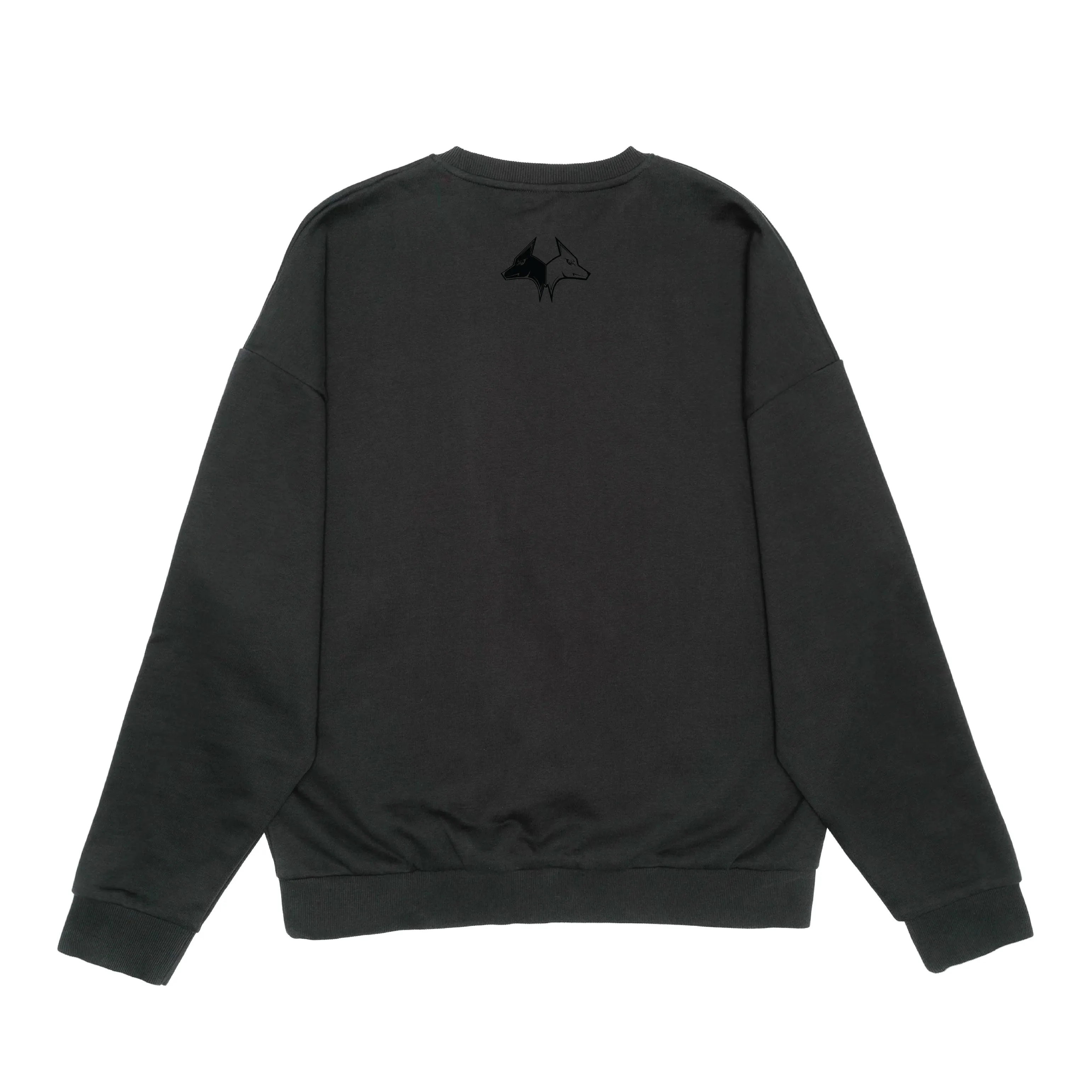 Ash Acid Oversized  Core Crewneck
