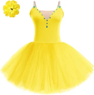 Ballet Leotard for Women Dance Tulle Skirt Swan Lake Professional Ballerina Costume Camisole Leotard Ballet Dress