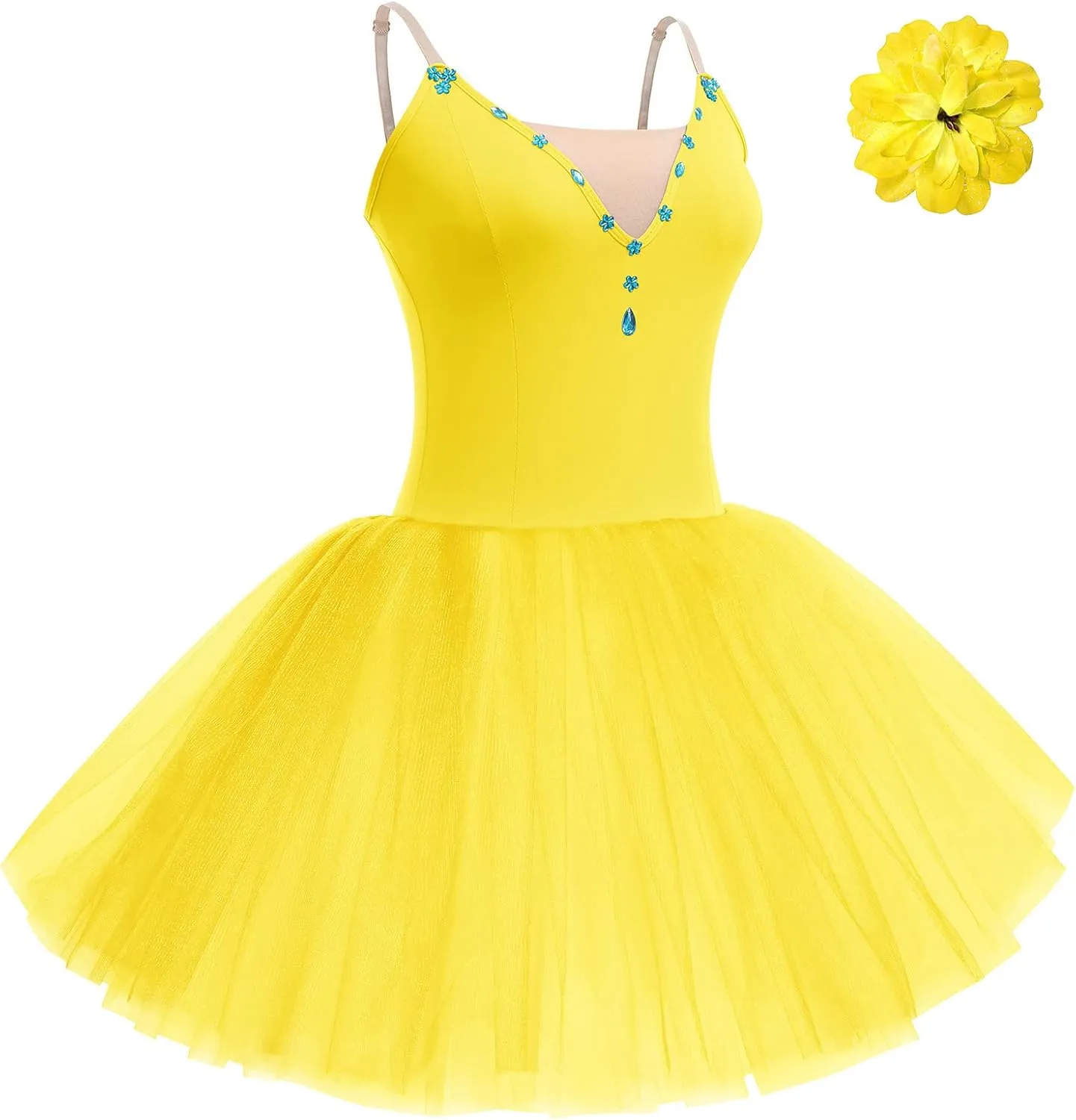 Ballet Leotard for Women Dance Tulle Skirt Swan Lake Professional Ballerina Costume Camisole Leotard Ballet Dress