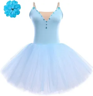 Ballet Leotard for Women Dance Tulle Skirt Swan Lake Professional Ballerina Costume Camisole Leotard Ballet Dress