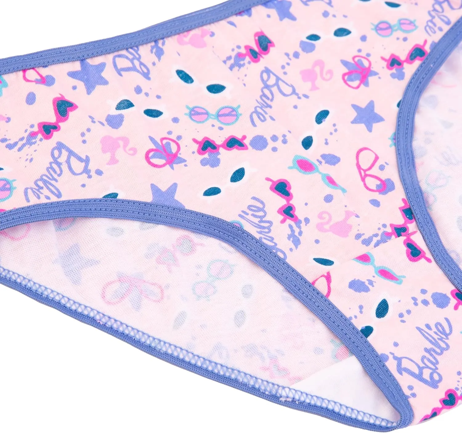 Barbie Amazon Exclusive 100% Combed Cotton Underwear and 4-pk Girl Short Sizes 4, 6, 8 & 10