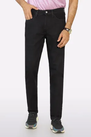 Black Modern Slim Fit Jeans