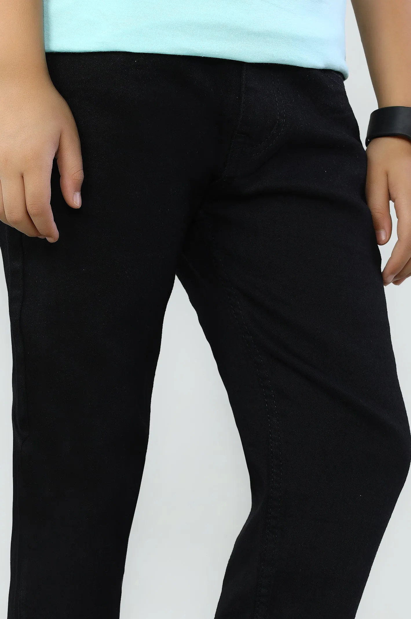 Black Slim Fit Denim Jeans