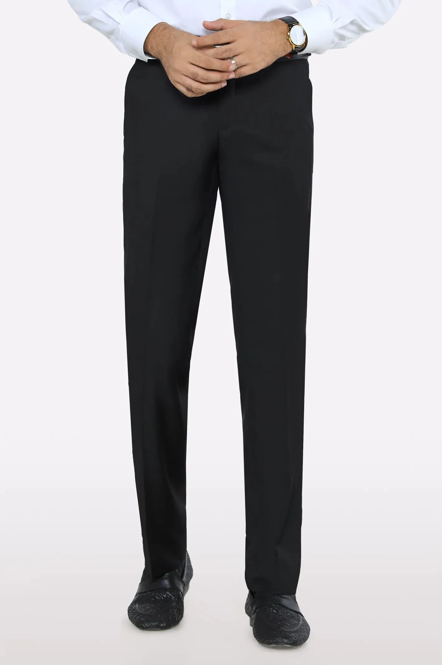 Black Slim Fit Formal Trouser