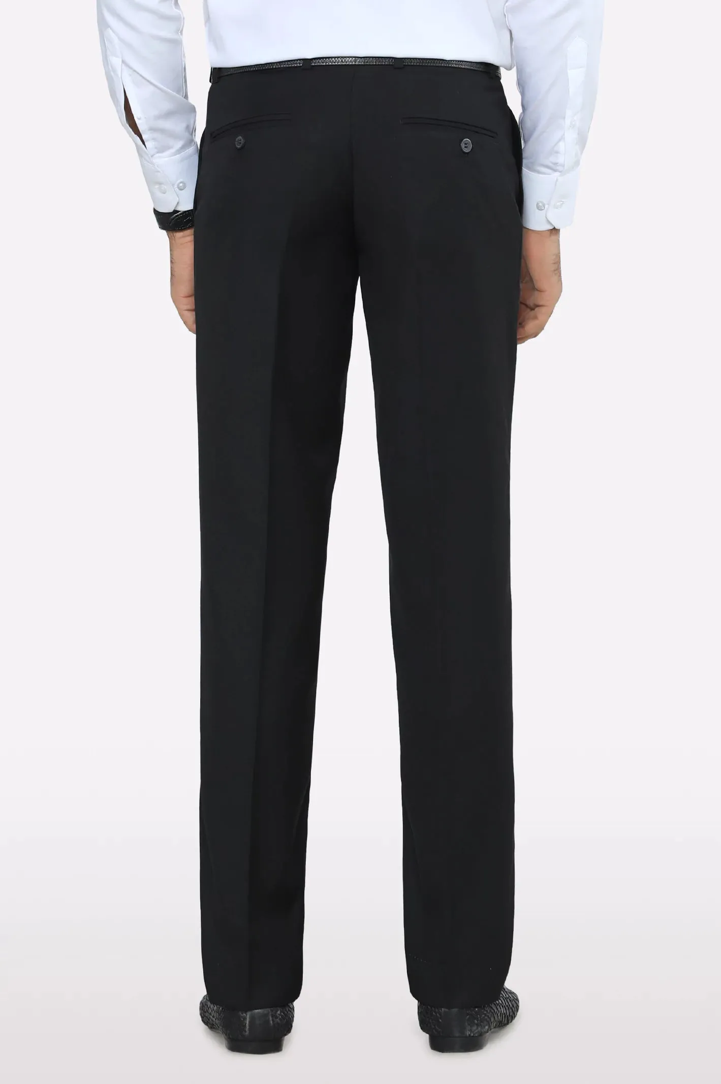 Black Slim Fit Formal Trouser