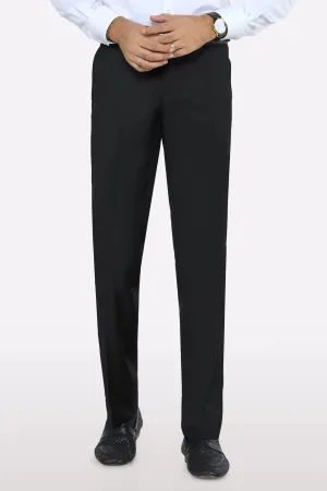Black Slim Fit Formal Trouser