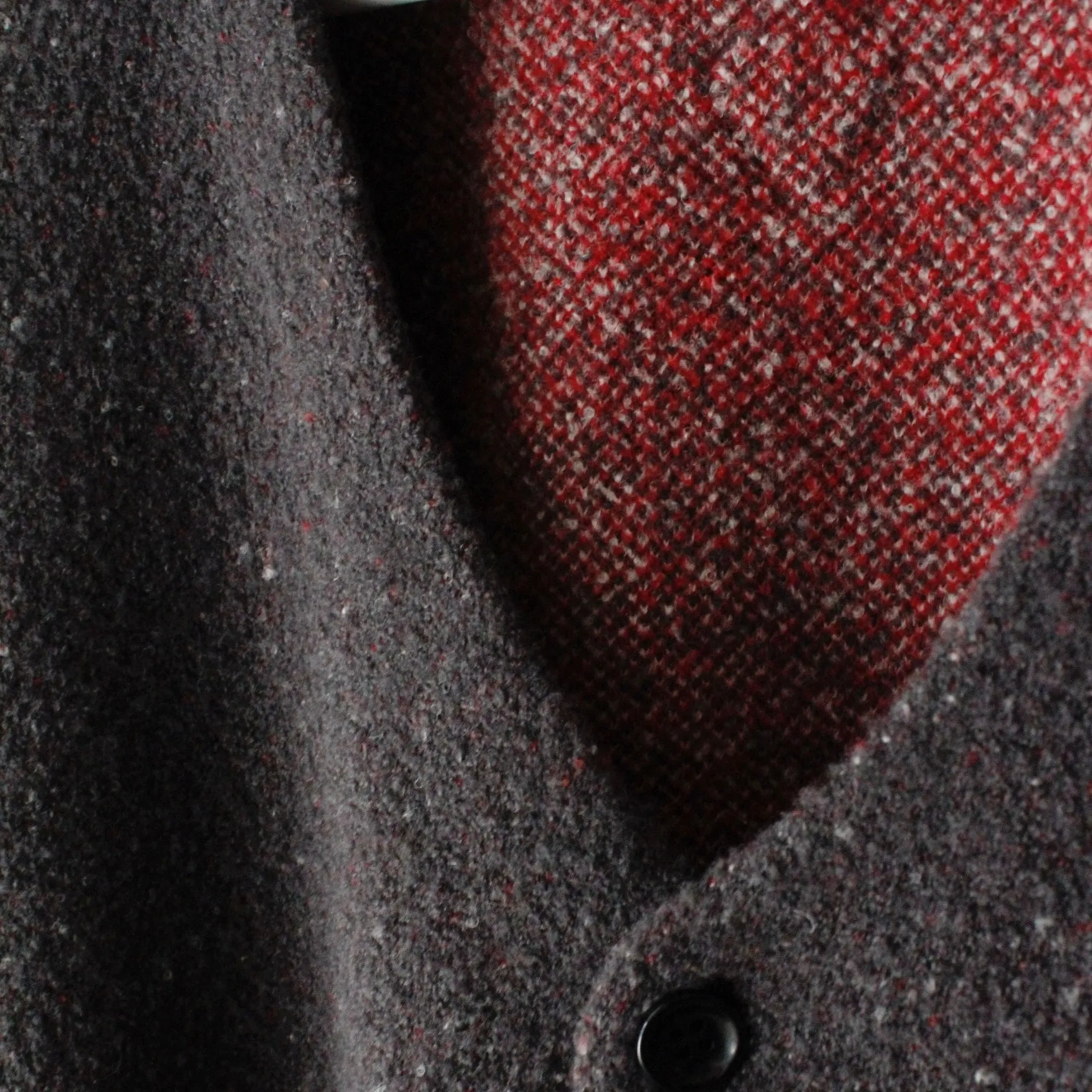 Boucle Knit Cardigan（Argyle）