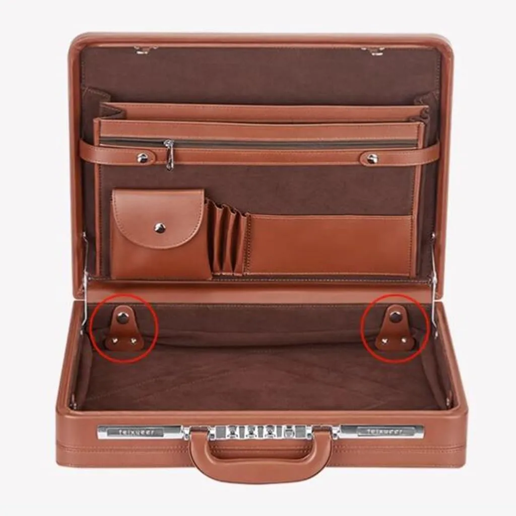 Briefcase Men's and Women's High-end Business Suitcase Password Box Withdrawal Box Computer Case Document Suitcase