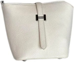Bucket Bag Genuine Cow Leather Design Cross-body Bags Women's Fashion Handbags Unique Shoulder Bags