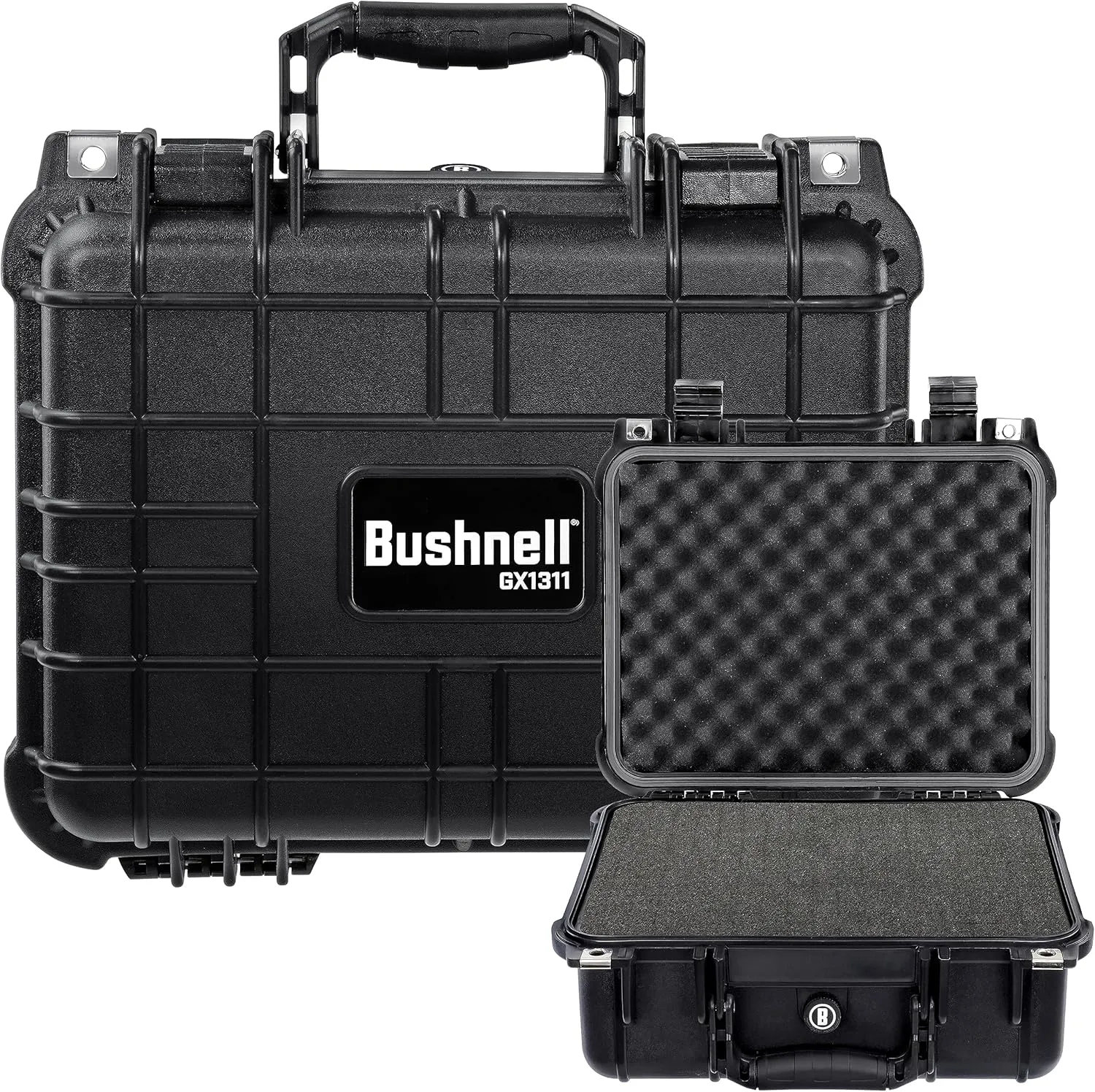 Bushnell 13.37 Inch Compact Waterproof Hard Camera Case For Binoculars, Optics, Equipment, Shock Proof, and TSA Ready (Black)