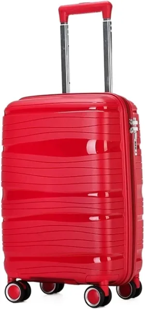 Cabin Luggage Travel Suitcase with Spinner Wheels,Lightweight Ergonomic Handles, Traveling Suitcases Travel Bag