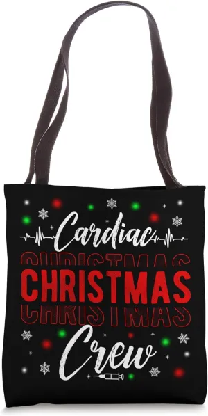 CARDIAC Christmas CREW Nurse Christmas Hospital Doctor Medic Tote Bag