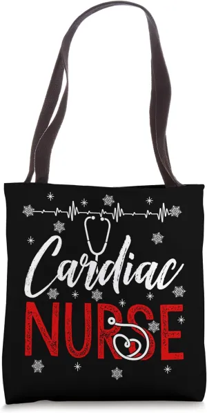 Cardiac Nurse Christmas Heart Cardiologist Hospital Doctor M Tote Bag