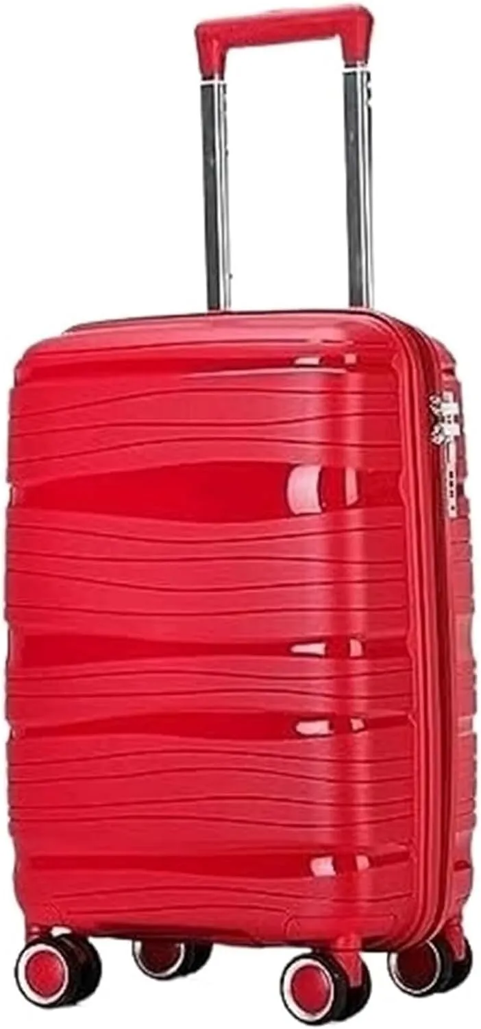 Carry-On Suitcase With Spinner Wheels,Lightweight Ergonomic Handles, Traveling Suitcases Luggage Carry On(Color:A,Size:20inch)