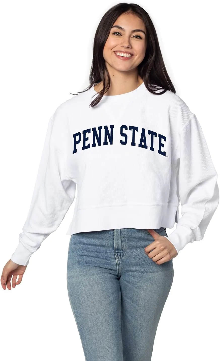 chicka-d Women's Corded Boxy Pullover