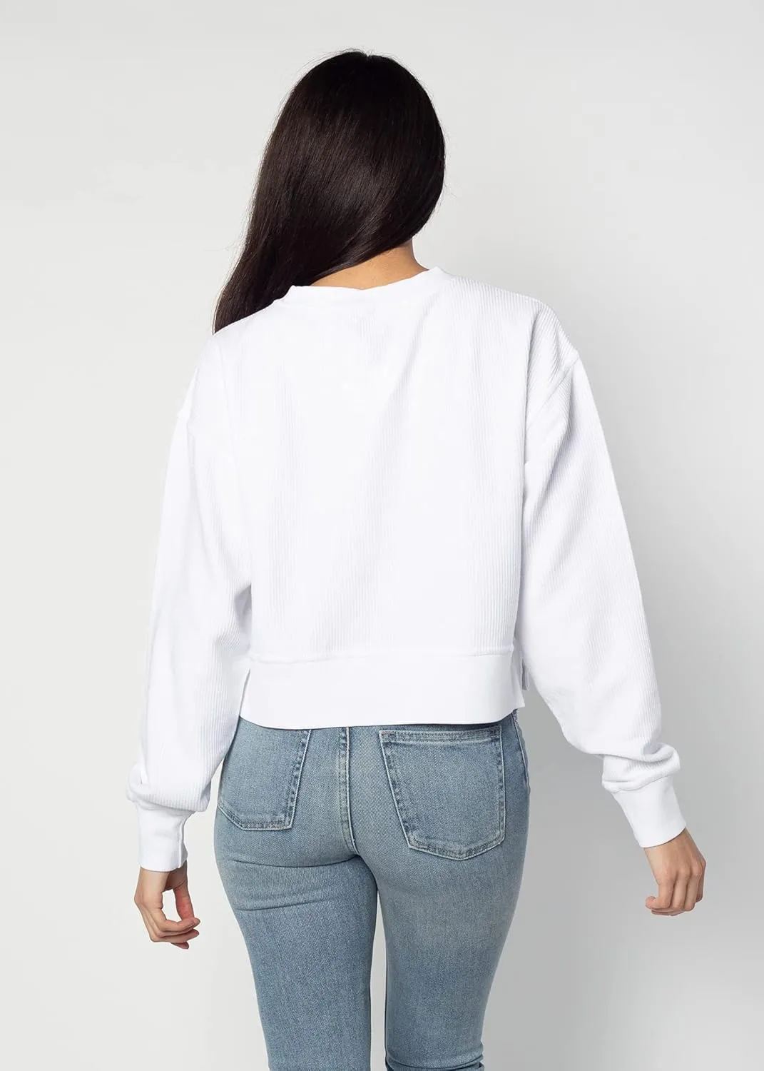 chicka-d Women's Corded Boxy Pullover