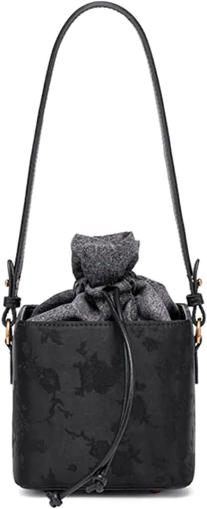 Chinese Style Women's Bag Bucket Bag Original Design High-end Light Luxury Antique Atmospheric Banquet Unique Single Shoulder Crossbody Bag