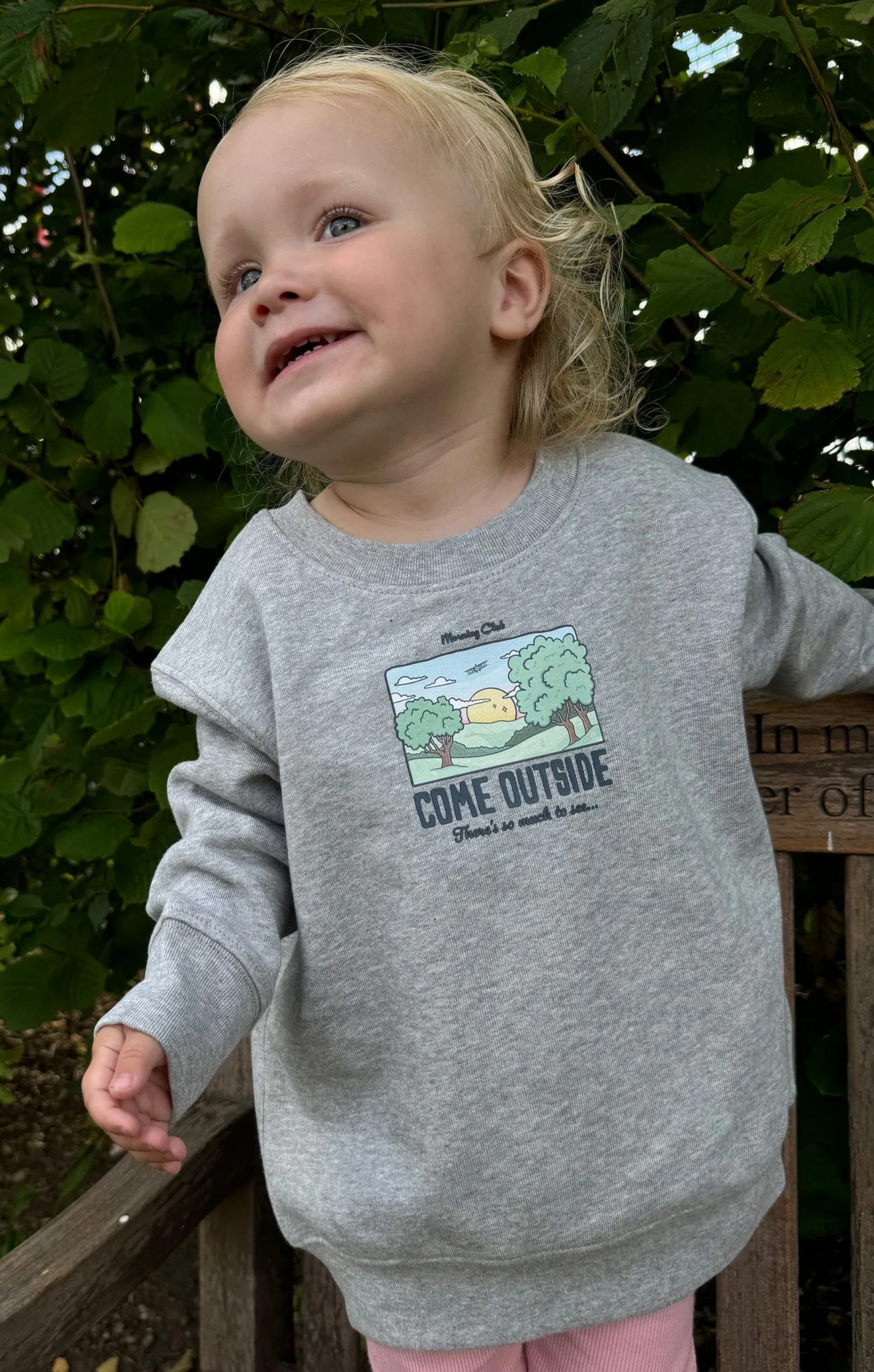 Come Outside Organic Cotton Childrens Sweatshirt