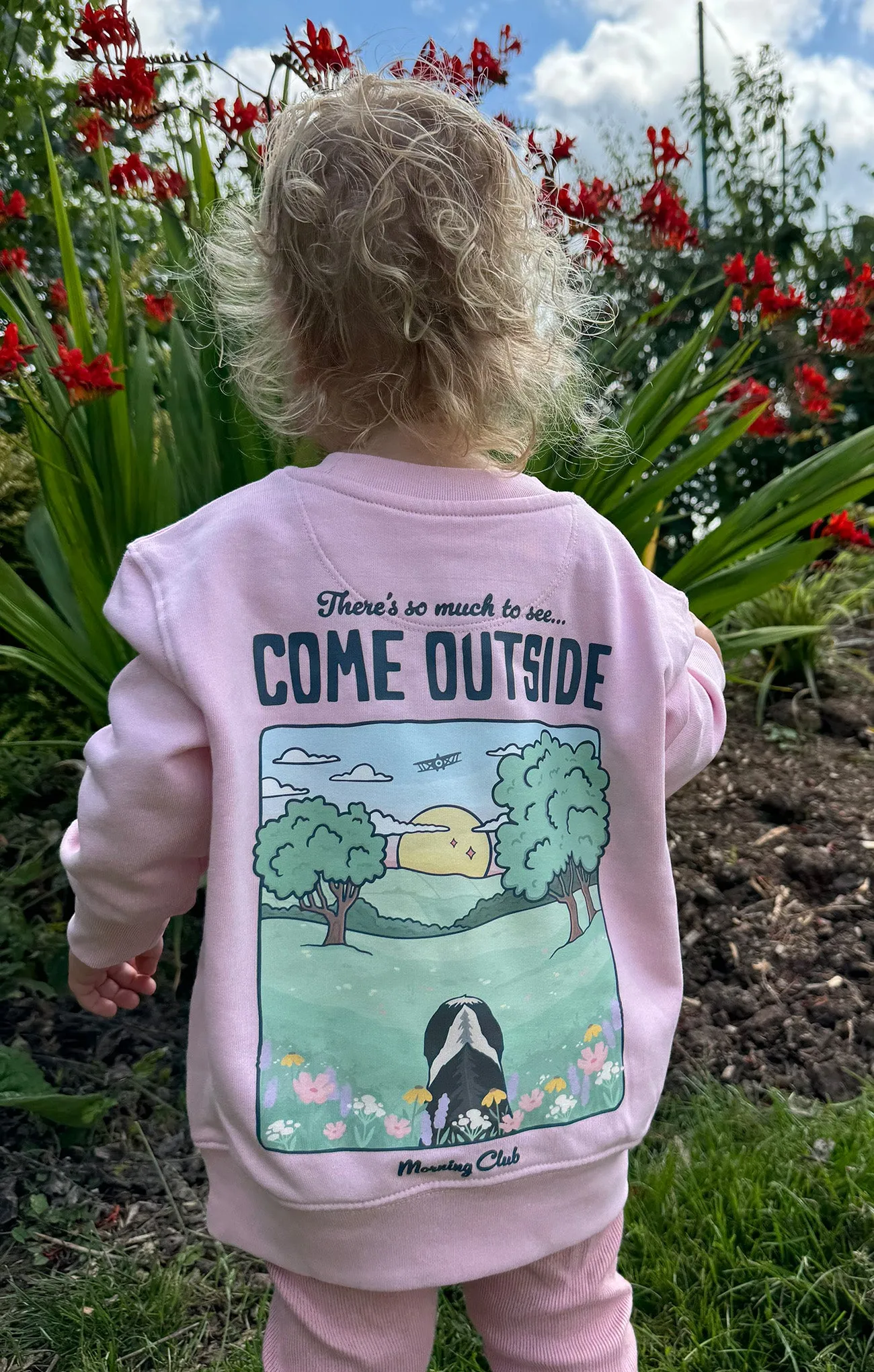 Come Outside Organic Cotton Childrens Sweatshirt