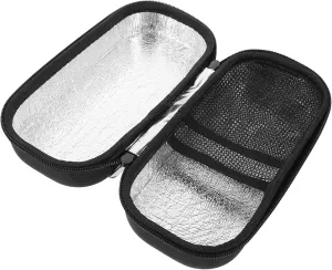 Cooling Bag Portable Insulated Organizer for Supplies Washable Pouch with Zipper Cold Bag for Travel and Storage