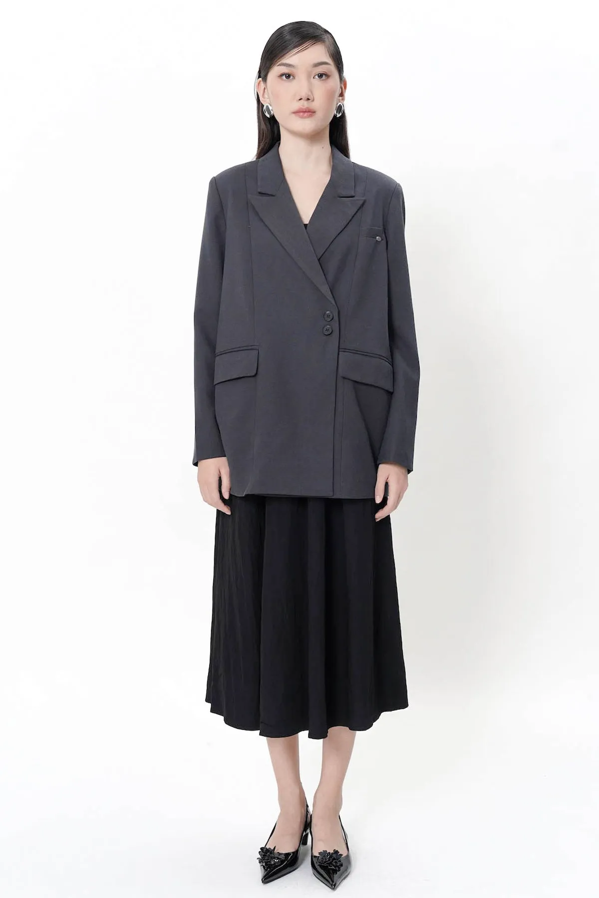 Cresida Blazer In Grey