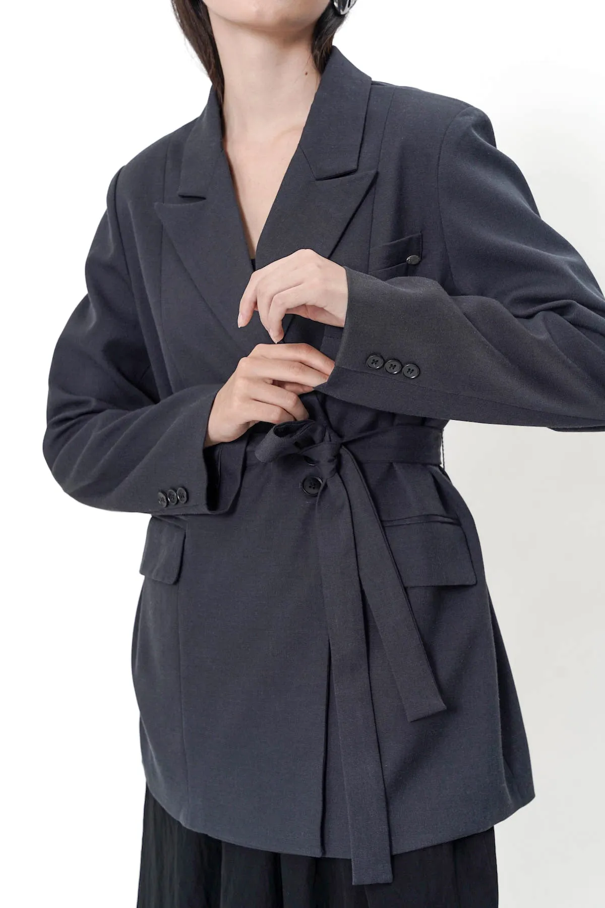 Cresida Blazer In Grey
