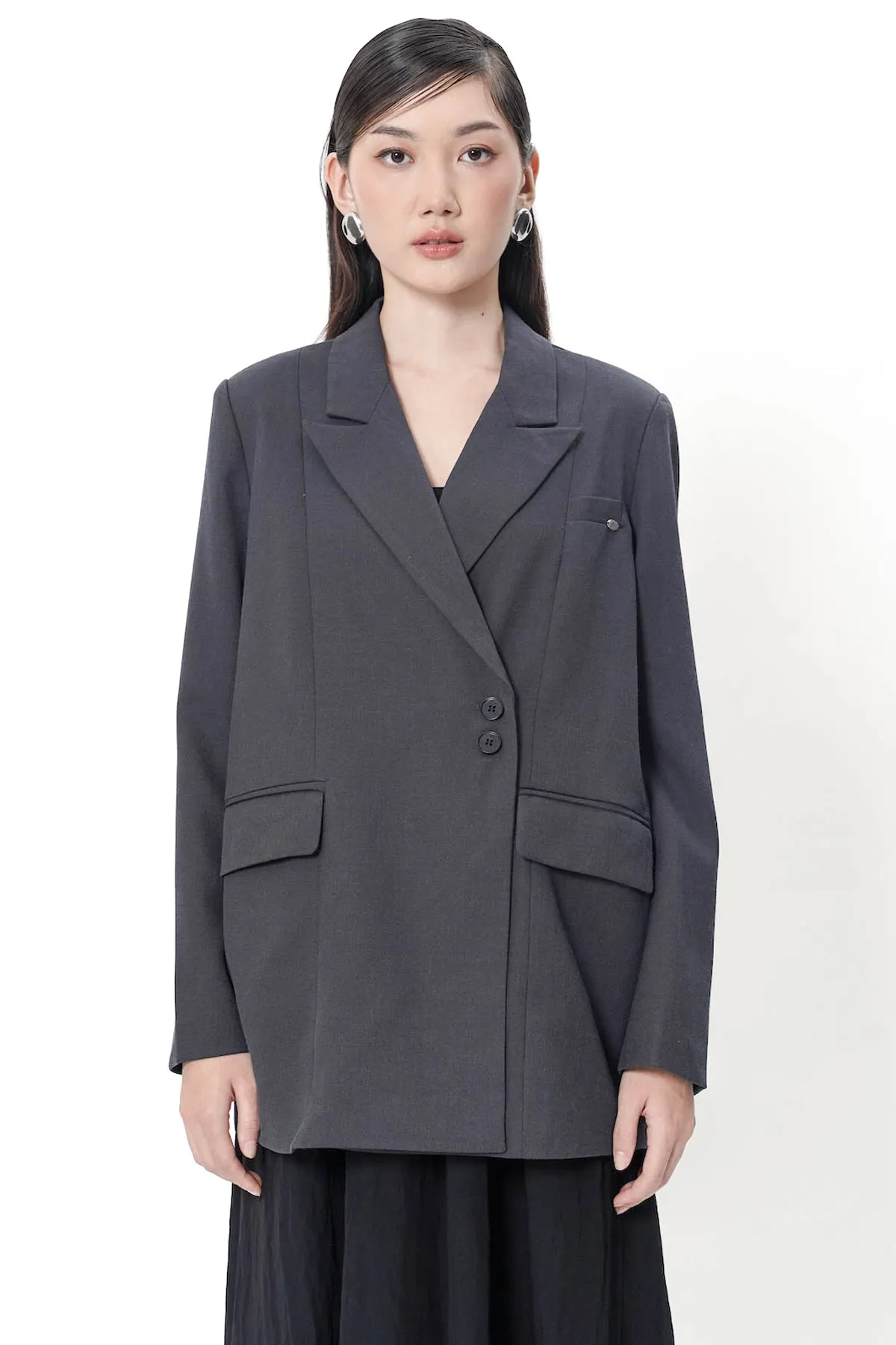 Cresida Blazer In Grey