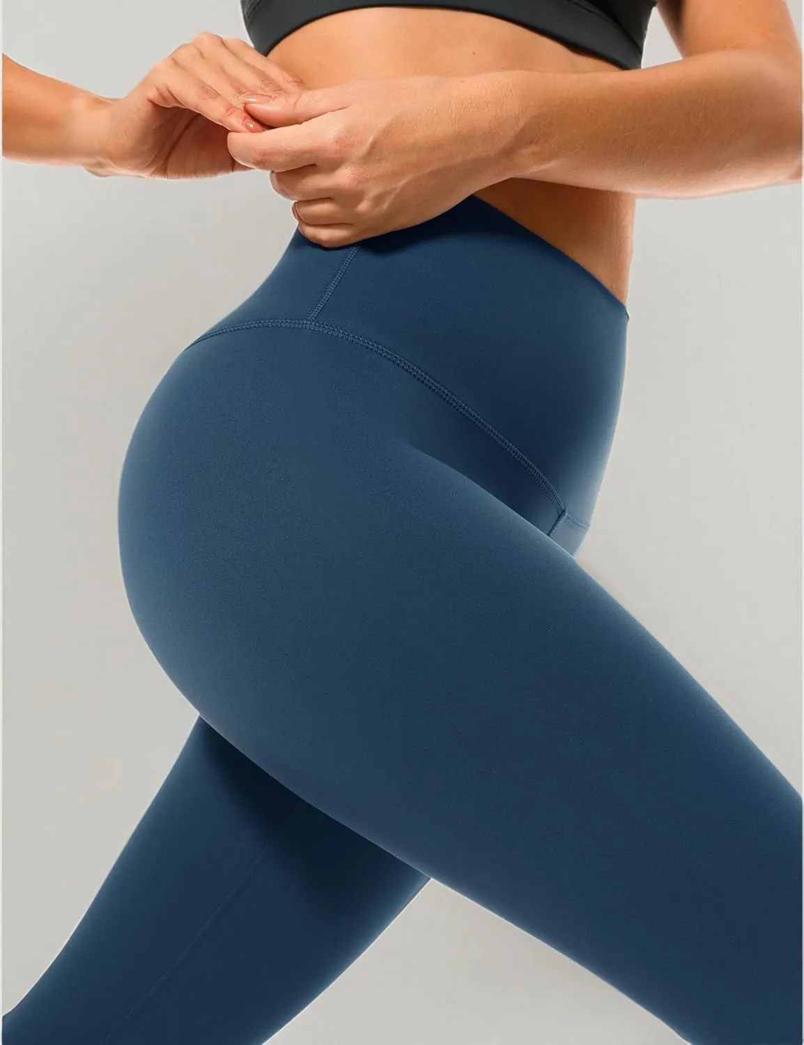 CRZ YOGA Air Feeling High Waisted Leggings for Women 28'' - Warm Thick Workout Buttery Soft Yoga Pants Lounge