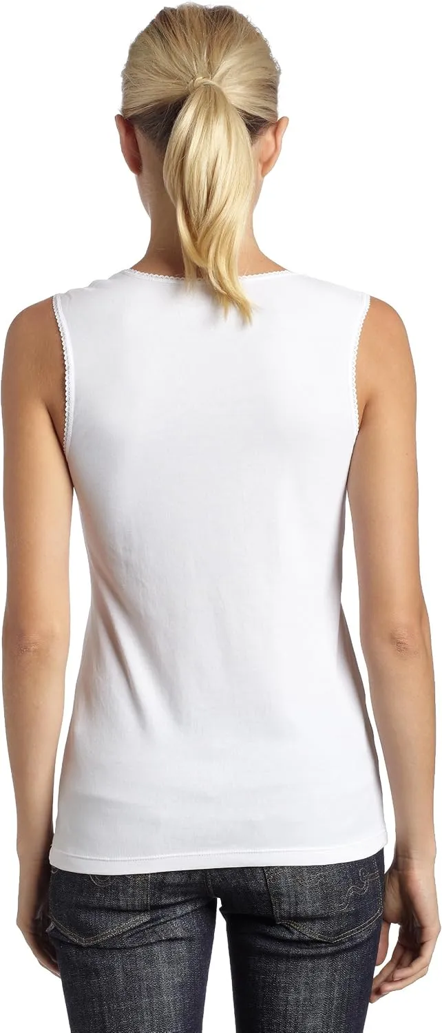 Cuddl Duds Women's Softwear Lace Edge V Neck Sleep Camisole