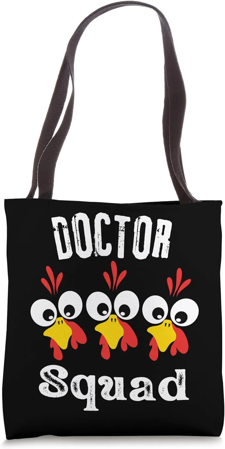 Doctor Squad Turkey Thanksgiving Group Matching Dr. Tote Bag