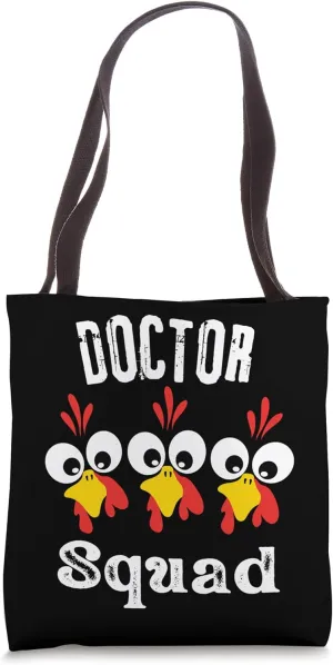 Doctor Squad Turkey Thanksgiving Group Matching Dr. Tote Bag