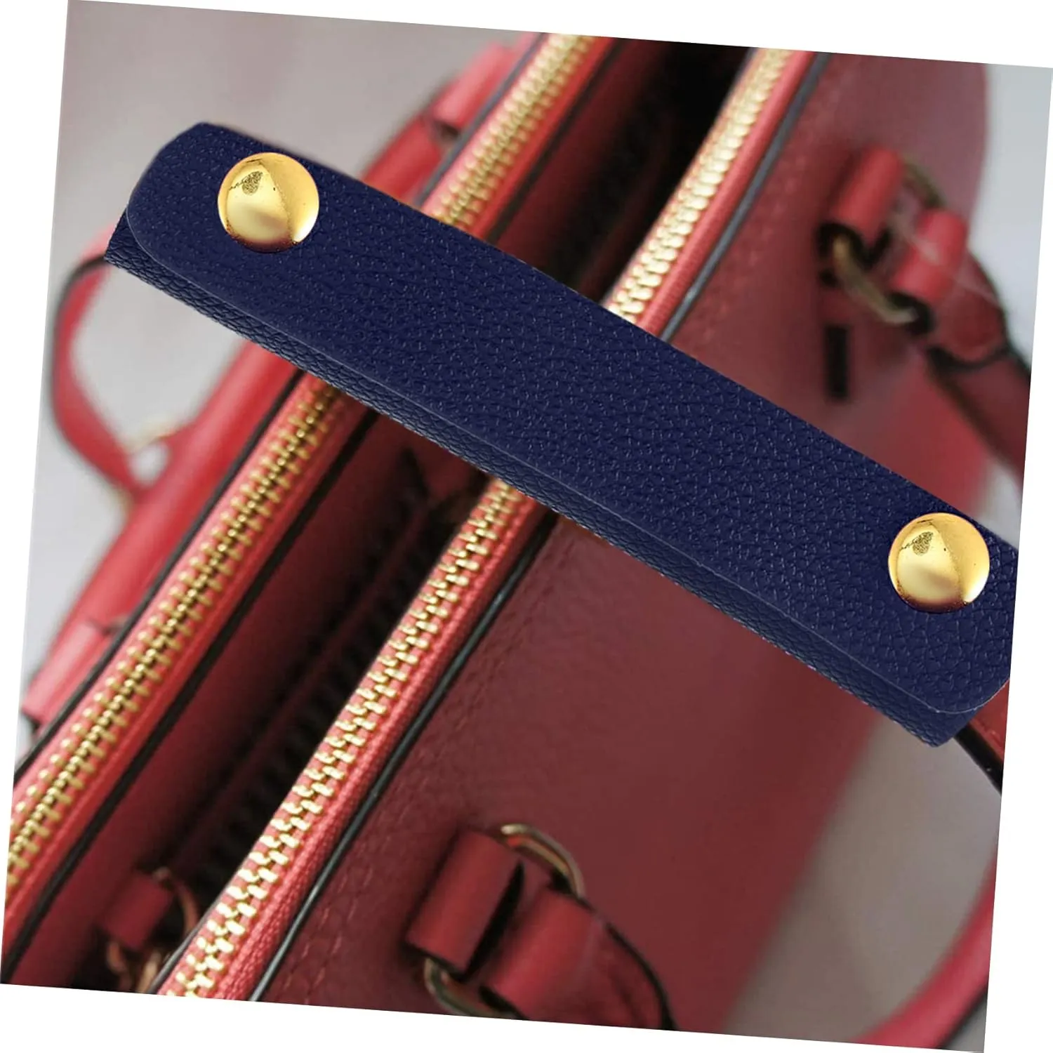 DOITOOL Leather Bag Handle Protector Handbag Handle Cover for Luggage Easy Install Button Design for Women's Purses