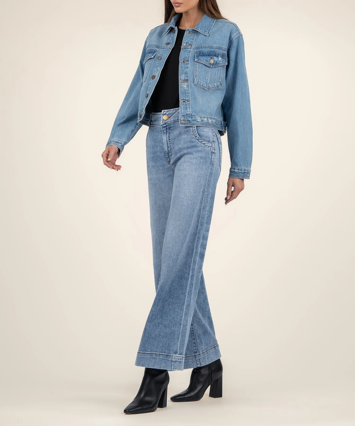 Dolly Crop Denim Jacket - Final Sale