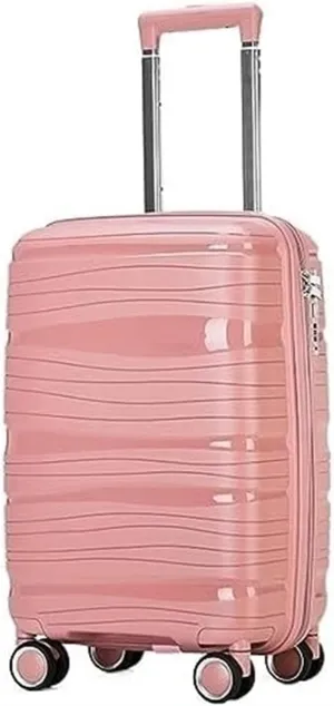 Durable Suitcase for Women Travel Suitcase With Spinner Wheels,Lightweight Ergonomic Handles, Traveling Suitcases Retro Suit Case (Color : F, Size : 20in)