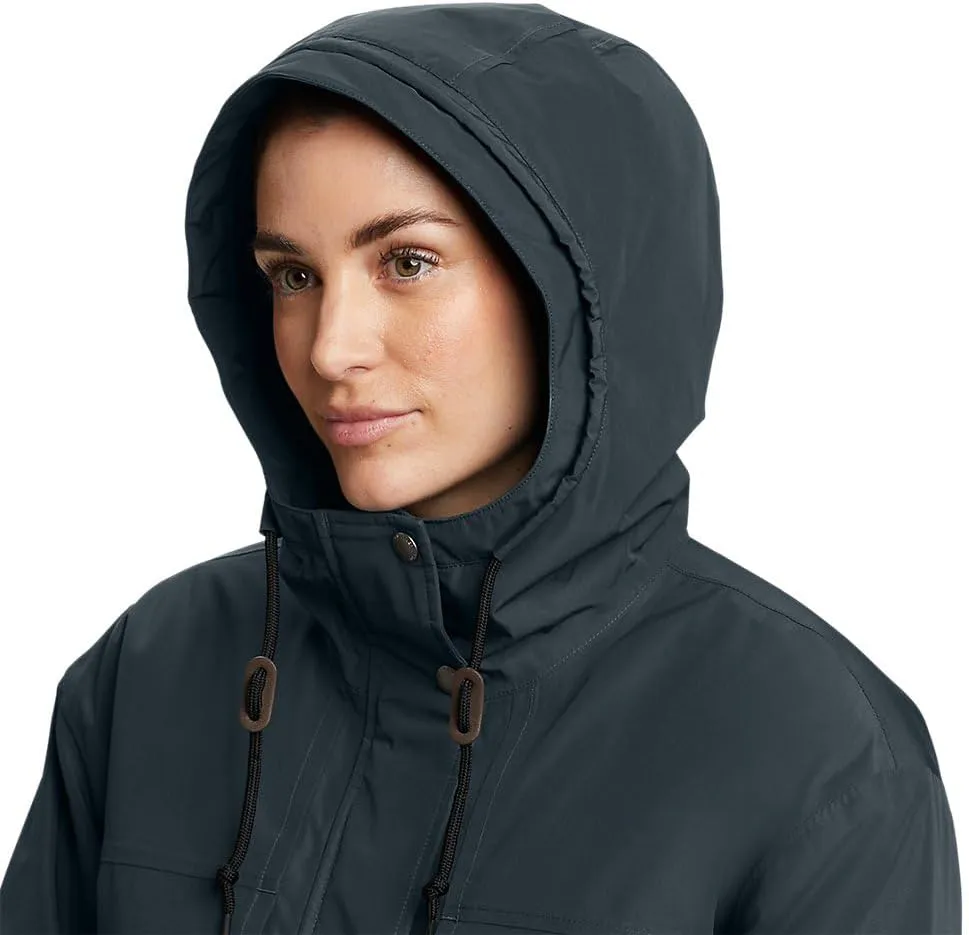 Eddie Bauer Women's Rainfoil Insulated Waterproof Rain Parka