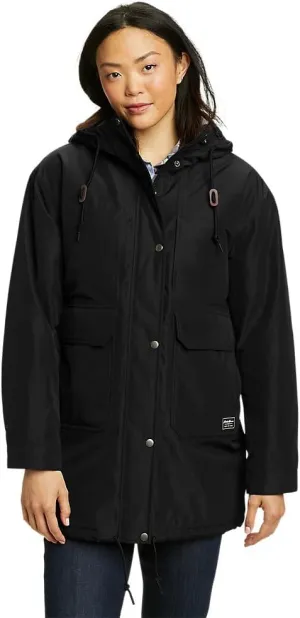 Eddie Bauer Women's Rainfoil Insulated Waterproof Rain Parka