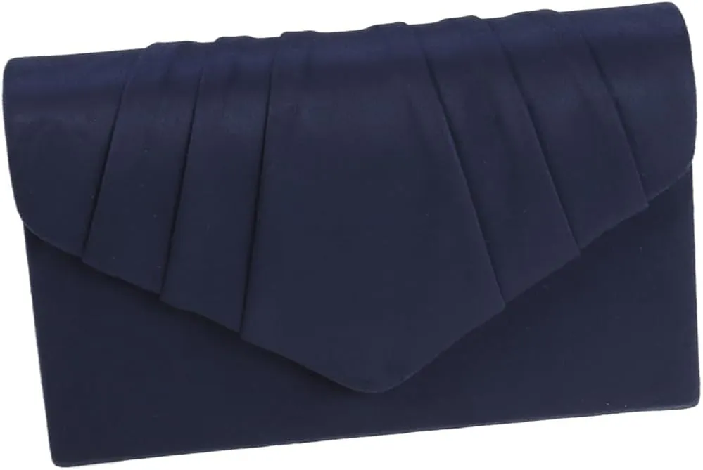 Evening Handbag Fabric Lining Clutch Bag for Wedding Party Prom Ball Easy Open and Close Magnetic Snap