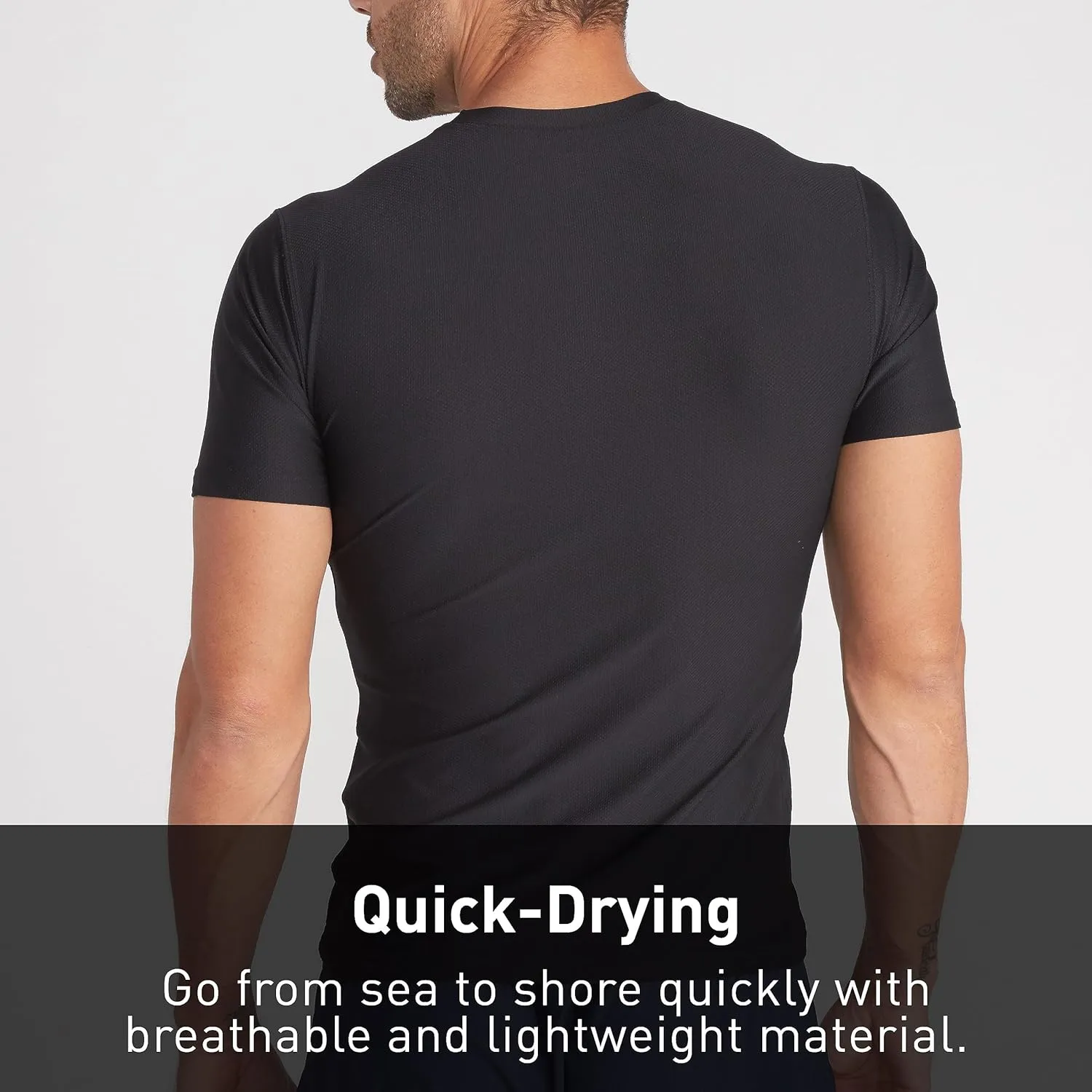 ExOfficio Men's Give-N-Go 2.0 Crew Neck - Breathable Durable Easy Care Travel Undershirt