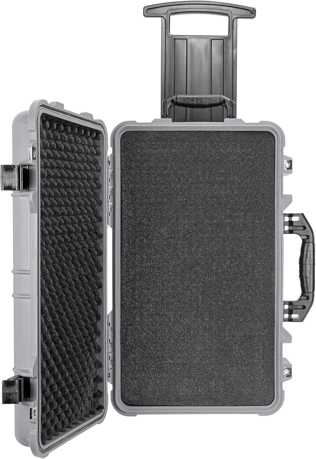 Eylar 22" Carry-On Travel Roller Gear, Camera, Drones, Tools, Equipment Hard Case Waterproof with Foam (Gray)