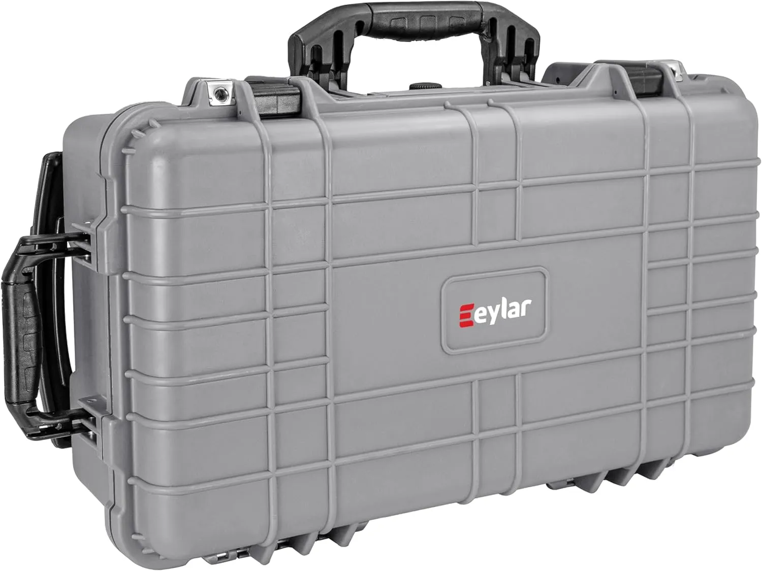 Eylar 22" Carry-On Travel Roller Gear, Camera, Drones, Tools, Equipment Hard Case Waterproof with Foam (Gray)