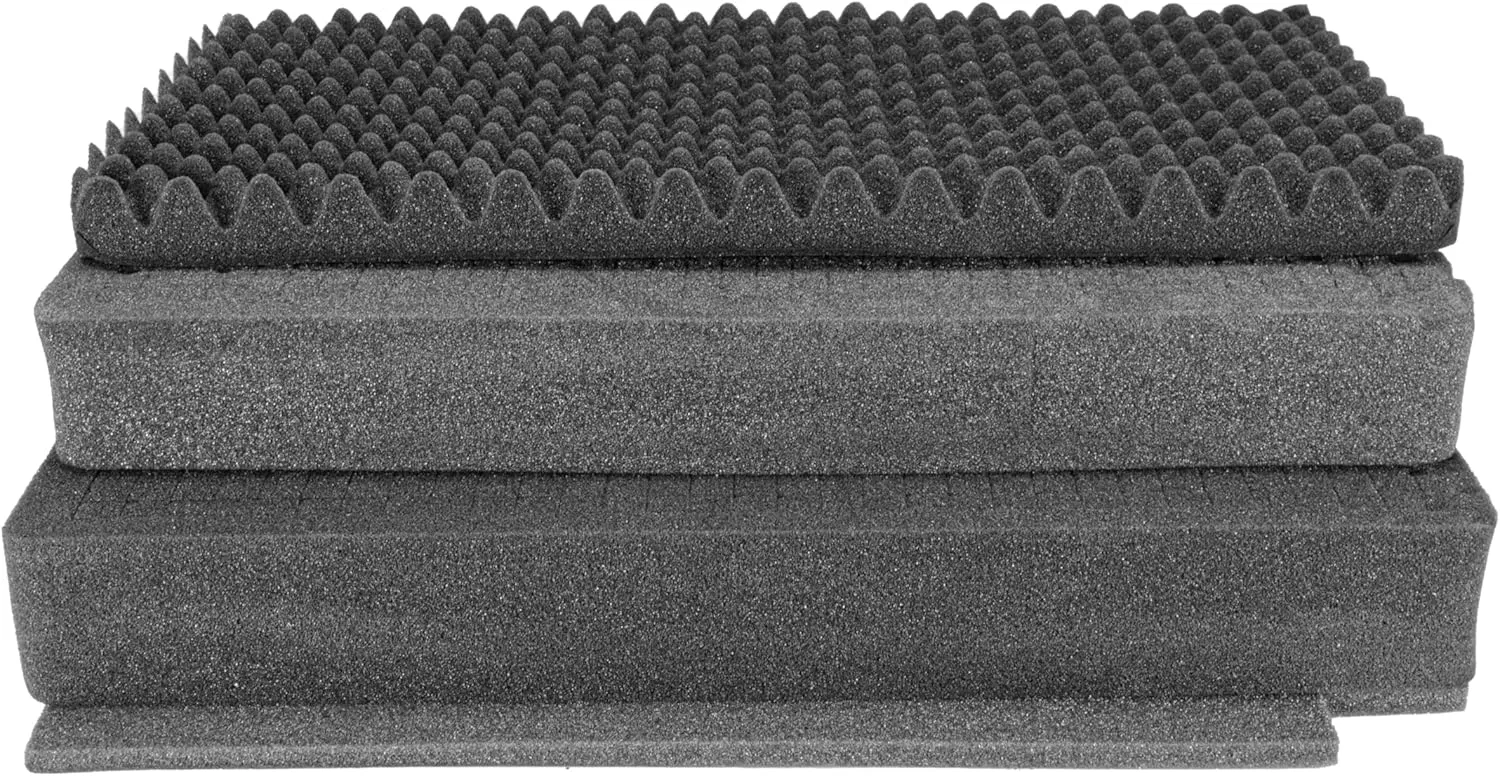 Eylar 22" Carry-On Travel Roller Gear, Camera, Drones, Tools, Equipment Hard Case Waterproof with Foam (Gray)