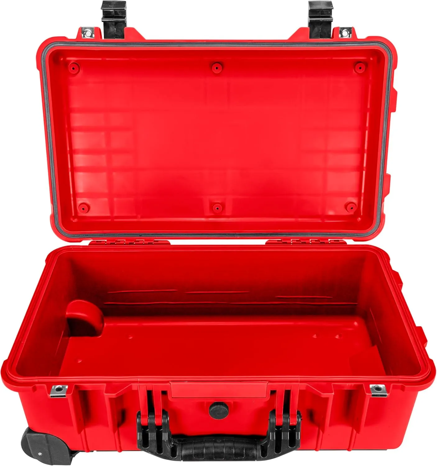 Eylar 22" Carry-On Travel Roller Gear, Camera, Drones, Tools, Equipment Hard Case Waterproof with Foam (Red)